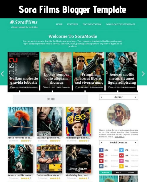 sora blogger template, best blogger template for movie blog, movie downloading blog template, best template for movie website, movie blog blogger theme, latest movie blog template, blogger theme free download, teach bhawani singh blogger template