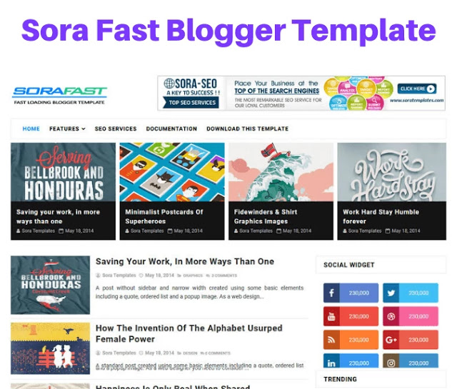 sora sast blogger template, bootstrap blogger templates free download, bootstrap