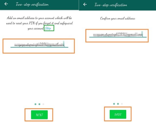 whatsapp me two step verification enable kaise kare