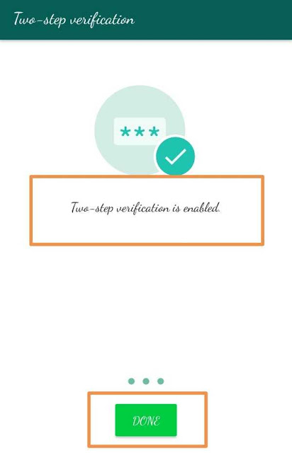 whatsapp me two step verification enable kaise kare