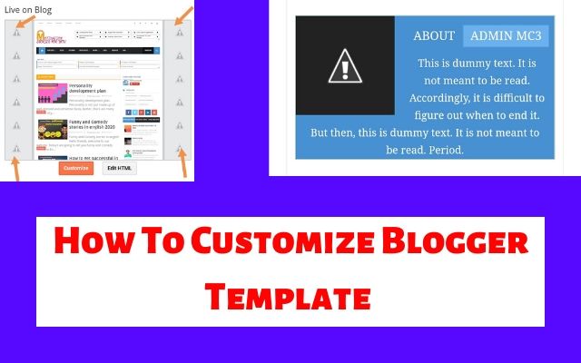 minima colored 3 blogger template customize, how to customize blogger template in hindi